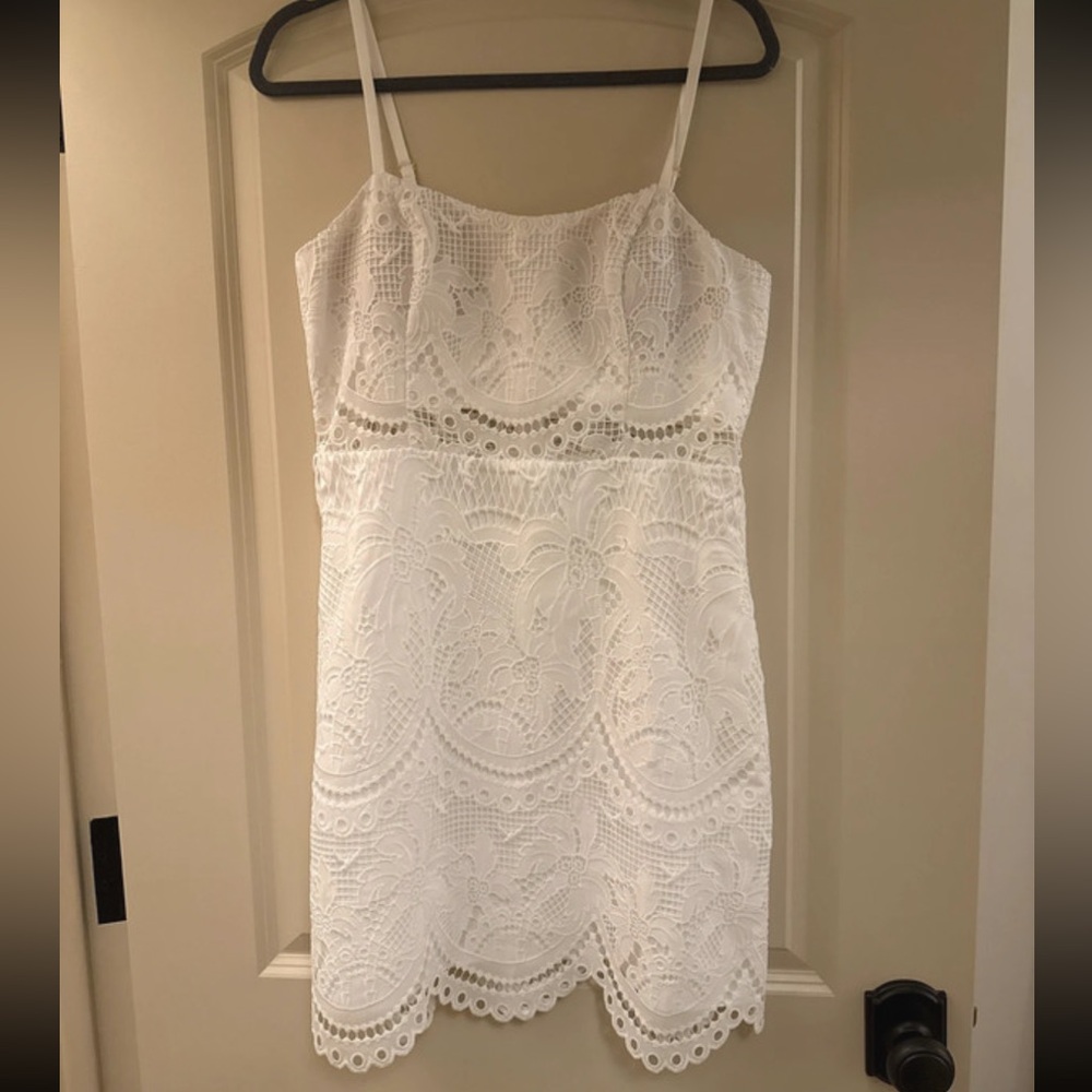 NWT Lily Pulitzer Risette White Lace Dress | 6